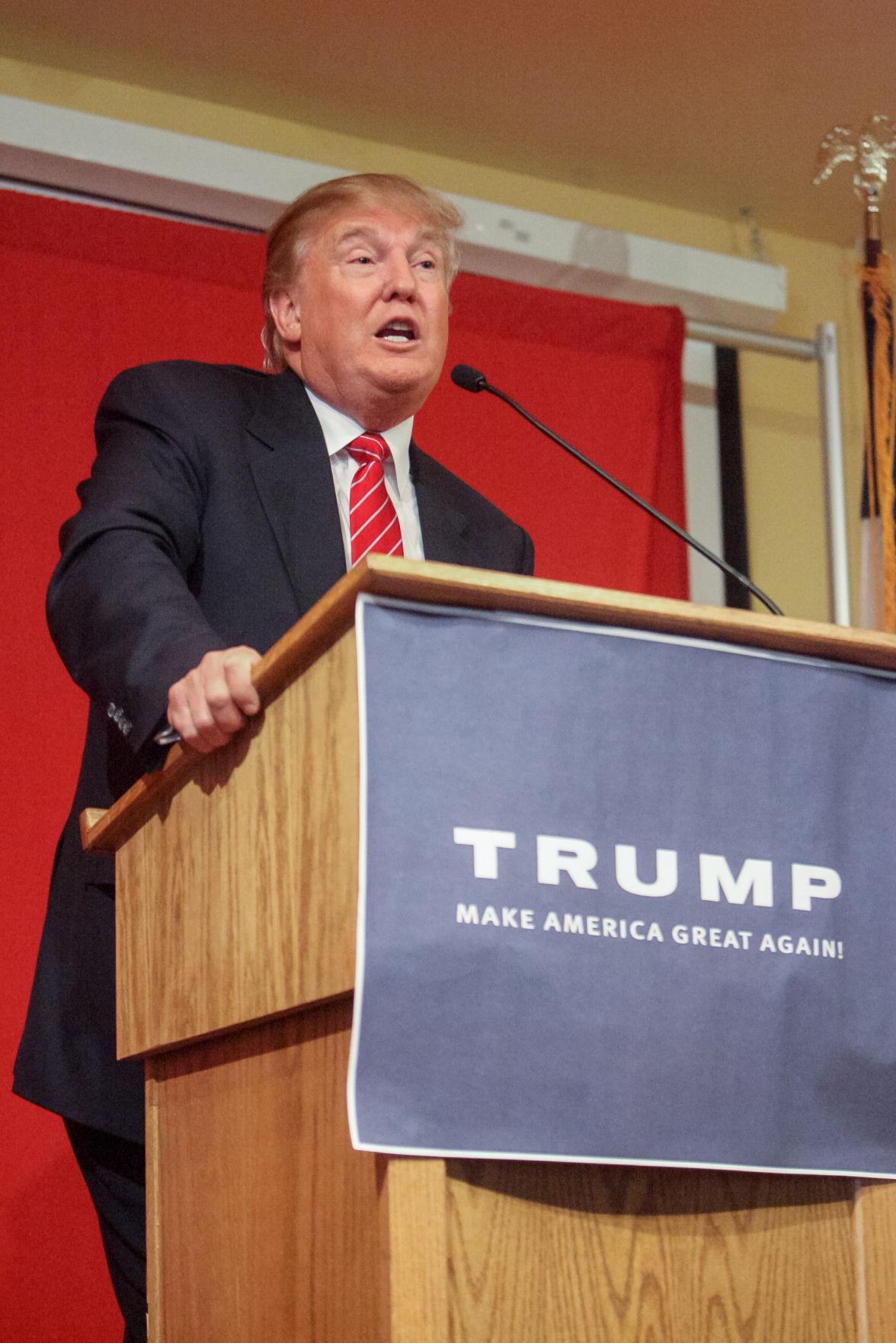 Trump speaks in Mason City